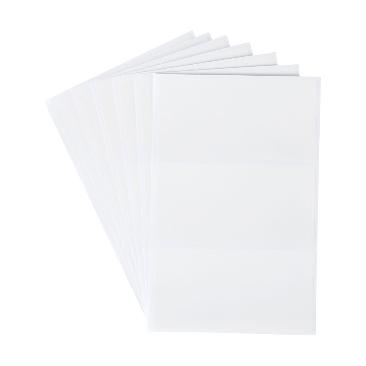 72 Pack Rectangle Labels