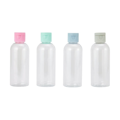 4 Pack Travel Solutions Flip Top Bottles