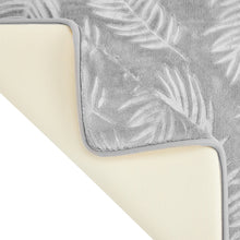 Memory Foam Bath Mat - Silver Leaf