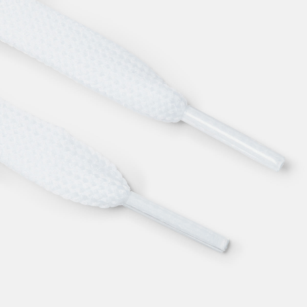 2 Pack Flat Laces - White