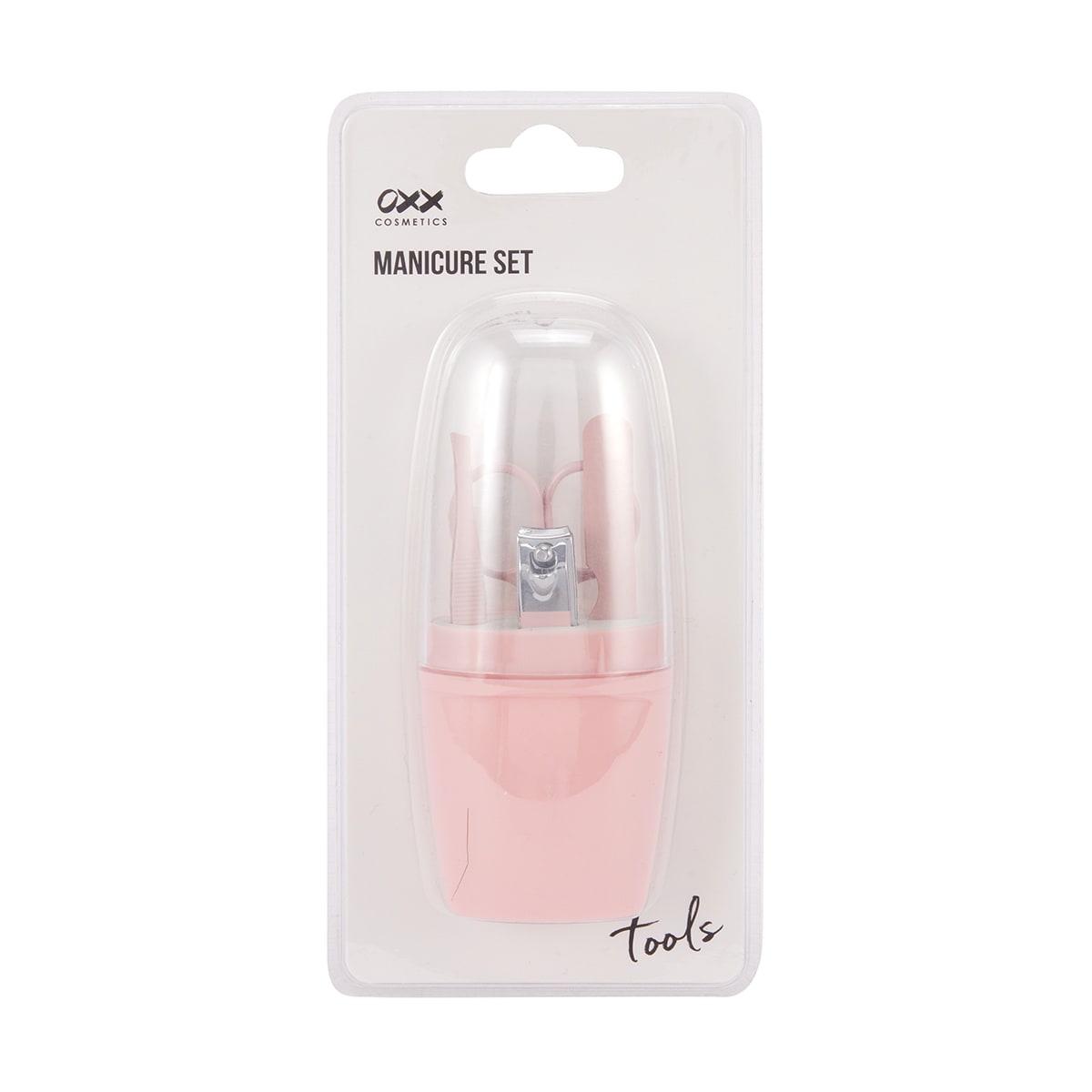 OXX Cosmetics 4 Piece Manicure Set - Pink