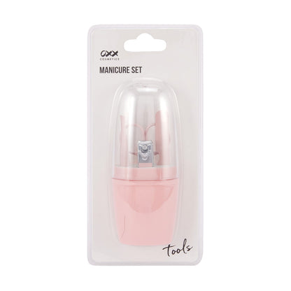 OXX Cosmetics 4 Piece Manicure Set - Pink