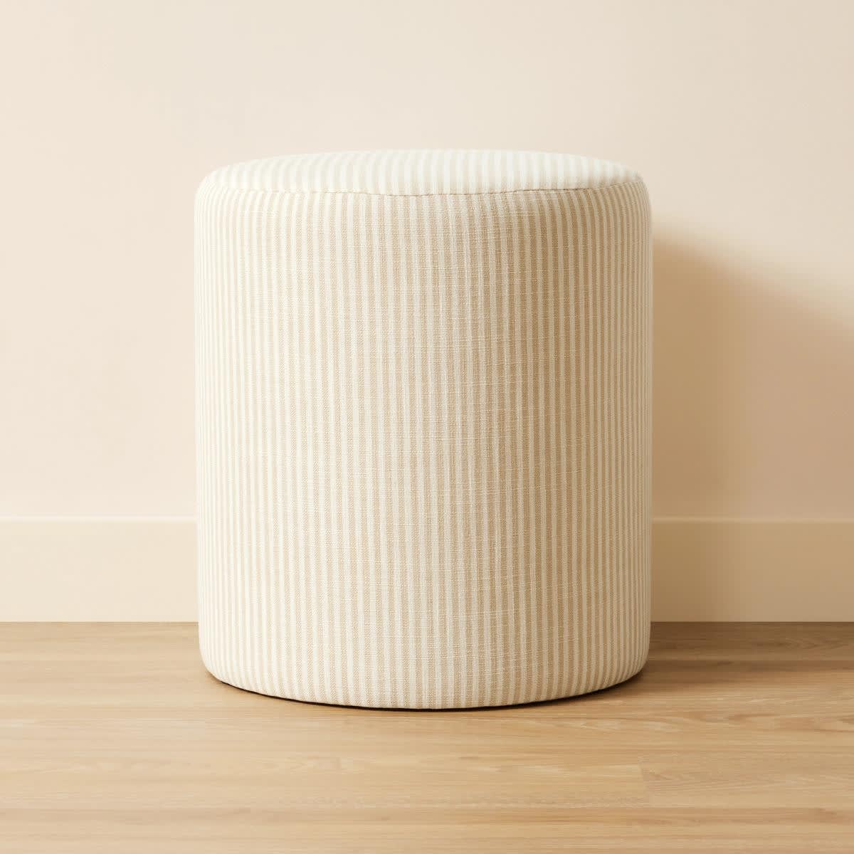 Stripe Ottoman
