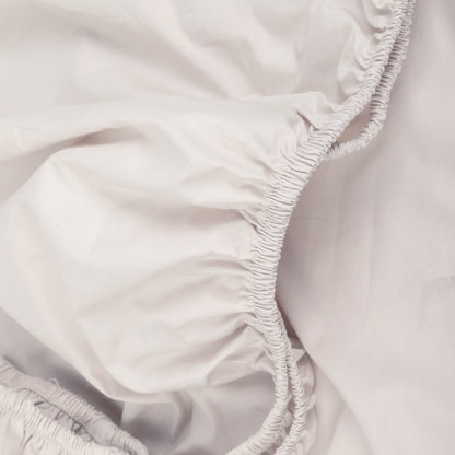 250 Thread Count Cotton Rich Fitted Sheet - Single Bed, Oatmeal