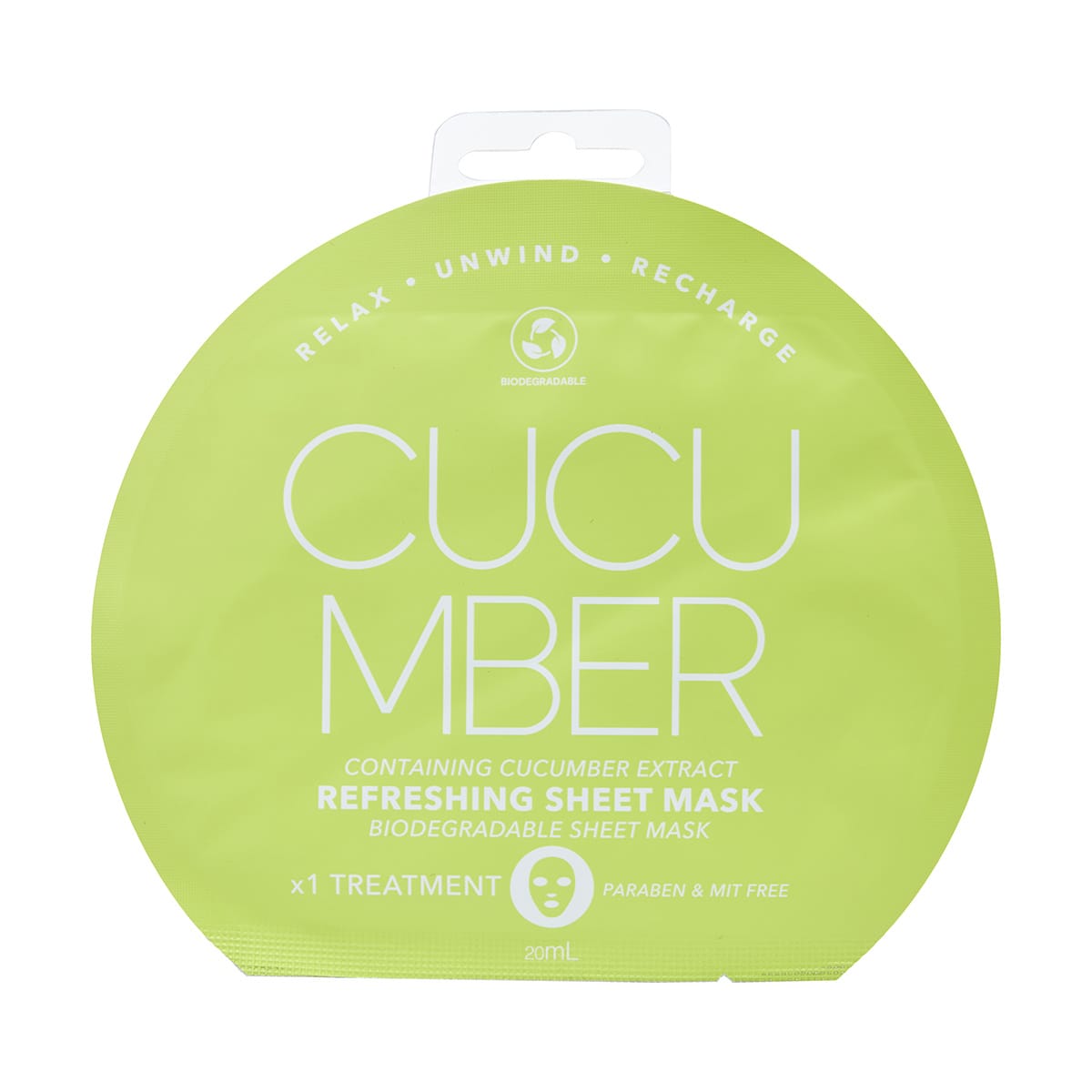 Refreshing Sheet Mask - Cucumber Extract