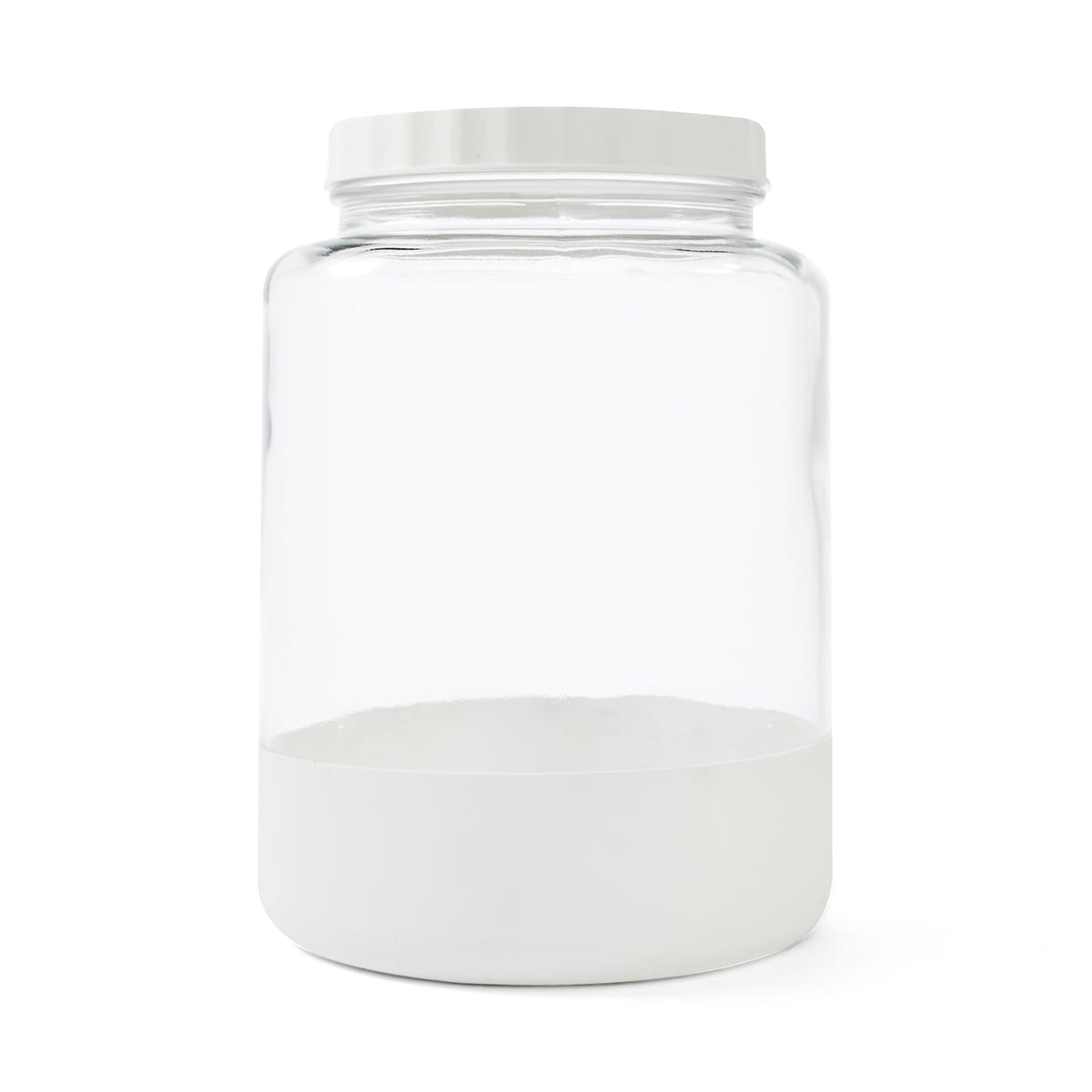 Glass and Silicone Jar with Scoop