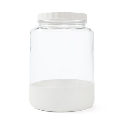 Glass and Silicone Jar with Scoop