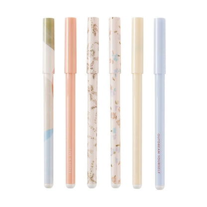 6 Pack Ball Point Pens - Timeless