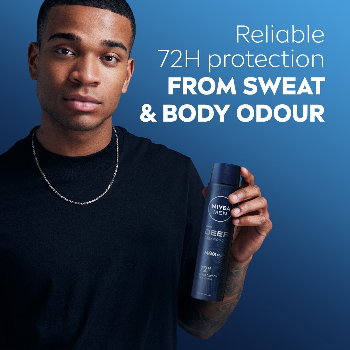 Nivea Men Deep Darkwood Anti-Perspirant Aerosol Deodorant 250ml