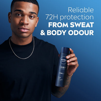 Nivea Men Deep Darkwood Anti-Perspirant Aerosol Deodorant 250ml