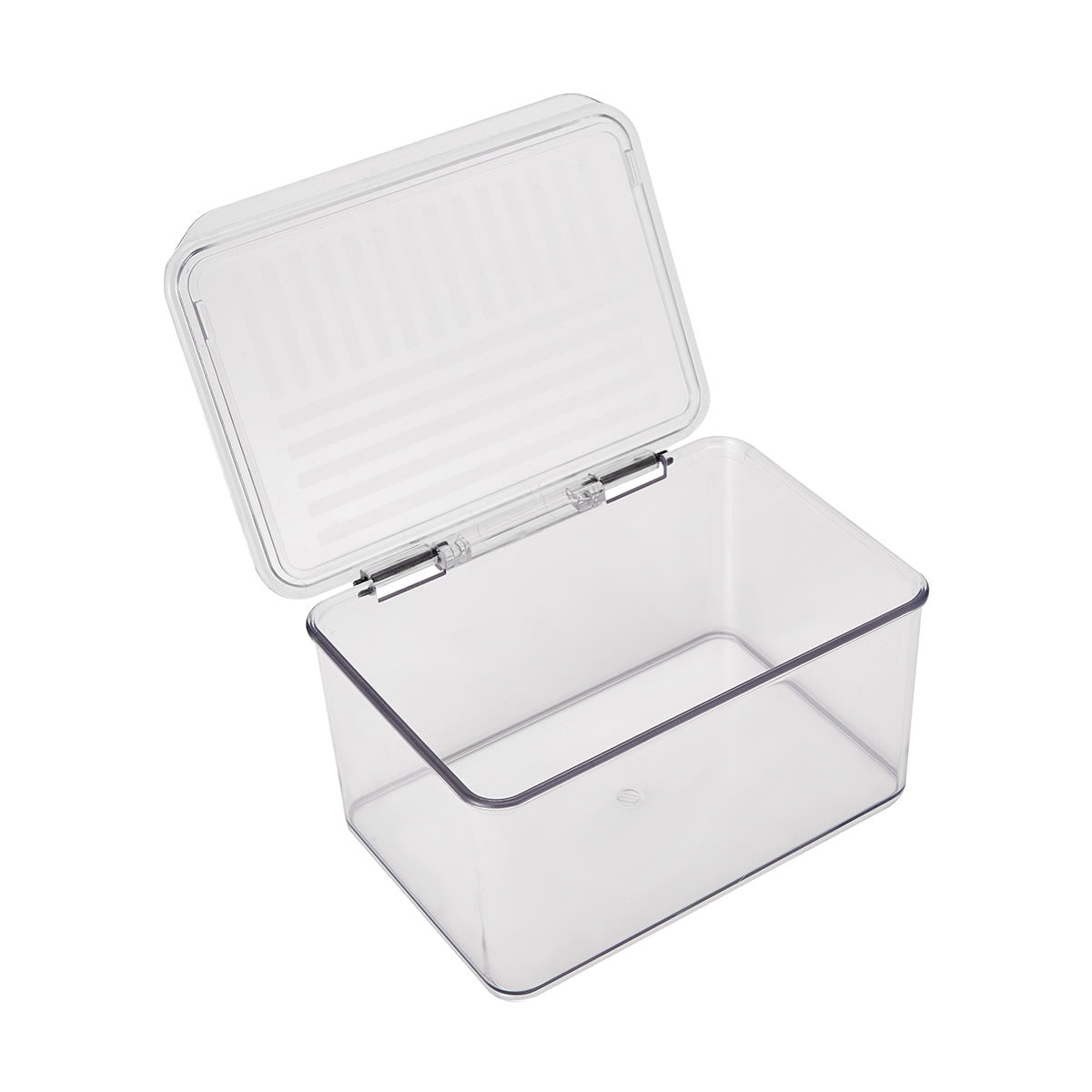 Clear Short Square Container with Lid
