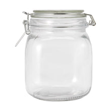 1L Clip Lid Glass Canister