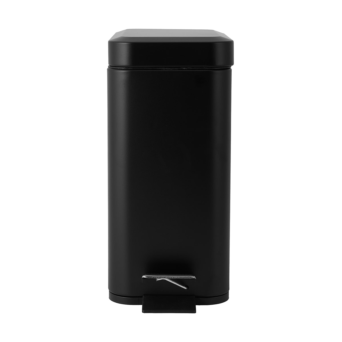 5L Slim Line Bin - Black
