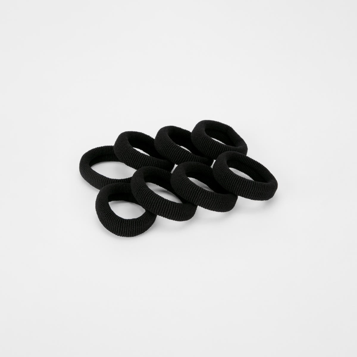OXX Haircare 8 Pack Ponytailers - Black, Extra Large Thick