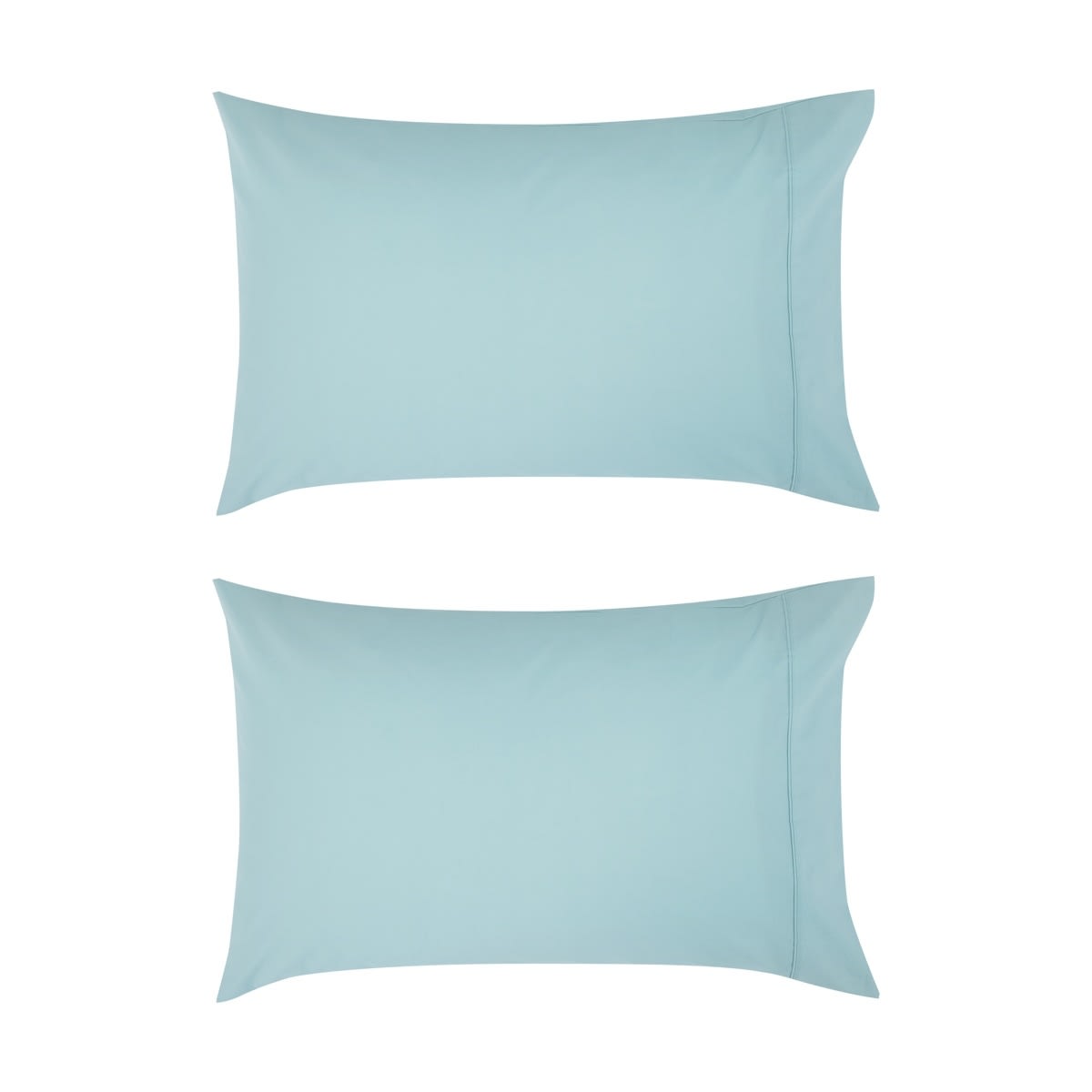 2 Pack 180 Thread Count Standard Pillowcases - Marine
