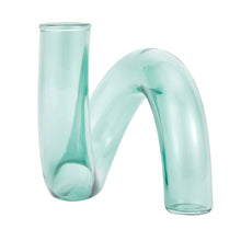 Green Glass Twist Object
