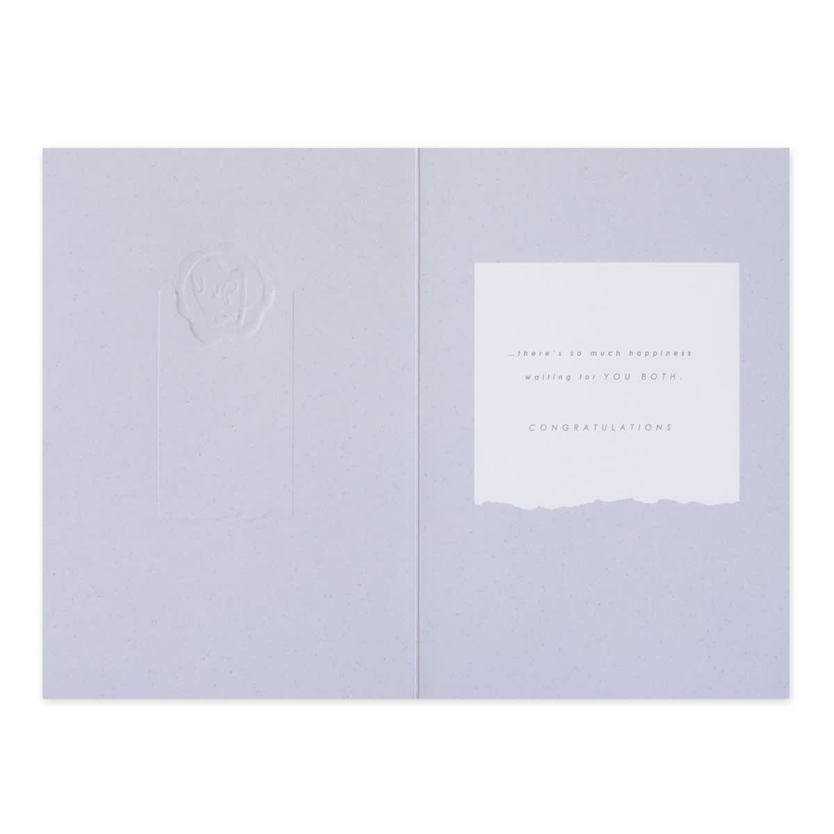 Connections from Hallmark Wedding Card - Bronze Foil Stamp