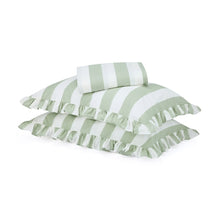 250 Thread Count Cotton Ruffle Sheet Set - Double Bed, Sage