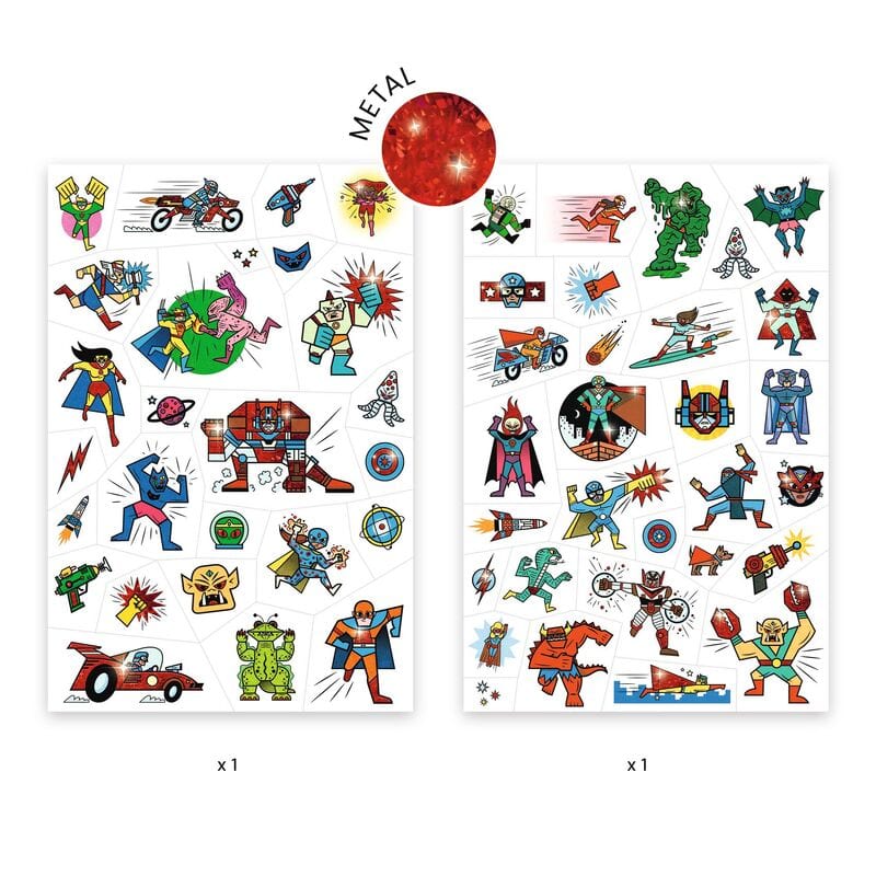 Temporary Tattoos by Djeco Stationary Art and craft for kids Best Seller 3yrs+