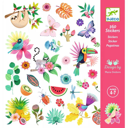 Stickers 160pcs Djeco Stationary Art and craft for kids Best Seller 3yrs+