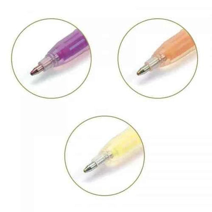 Gel Pens with 6 exchangeable colours 6pc in Rainbow or Pastel by Djeco Stationary Art and craft for kids Best Seller 3yrs+