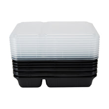 10 Piece 2 Compartment Meal Prep Containers