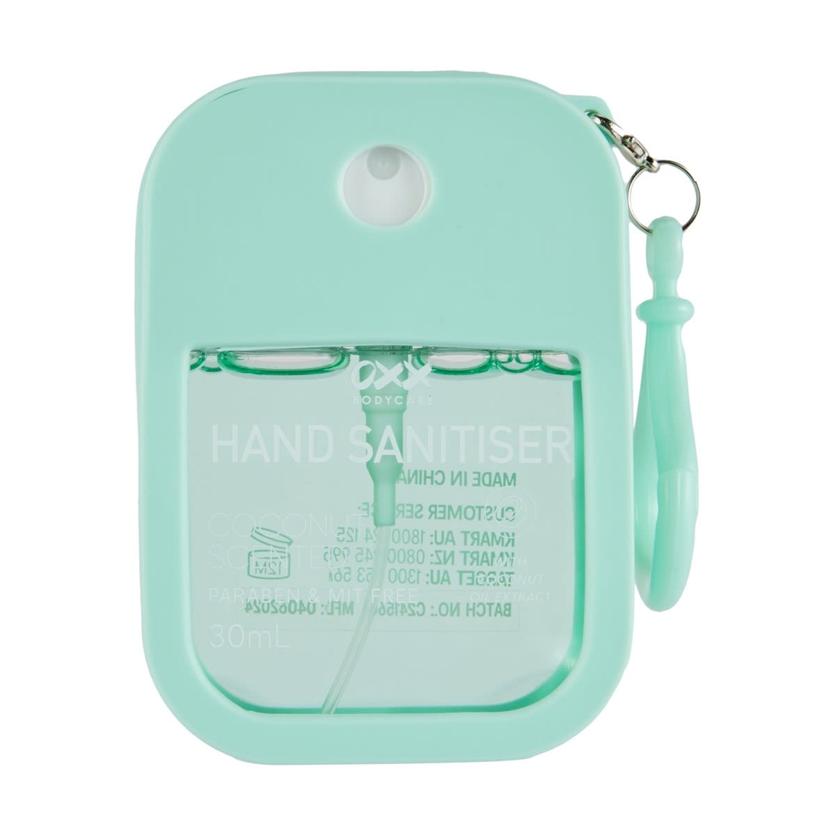 OXX Bodycare Hand Sanitiser 30ml - Coconut Scented
