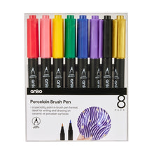 8 Pack Porcelain Brush Pens