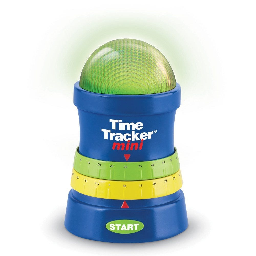 Time Tracker® Mini by Learning Resources Science Range Early Math Range Cognitive STEM Toys 5yrs+