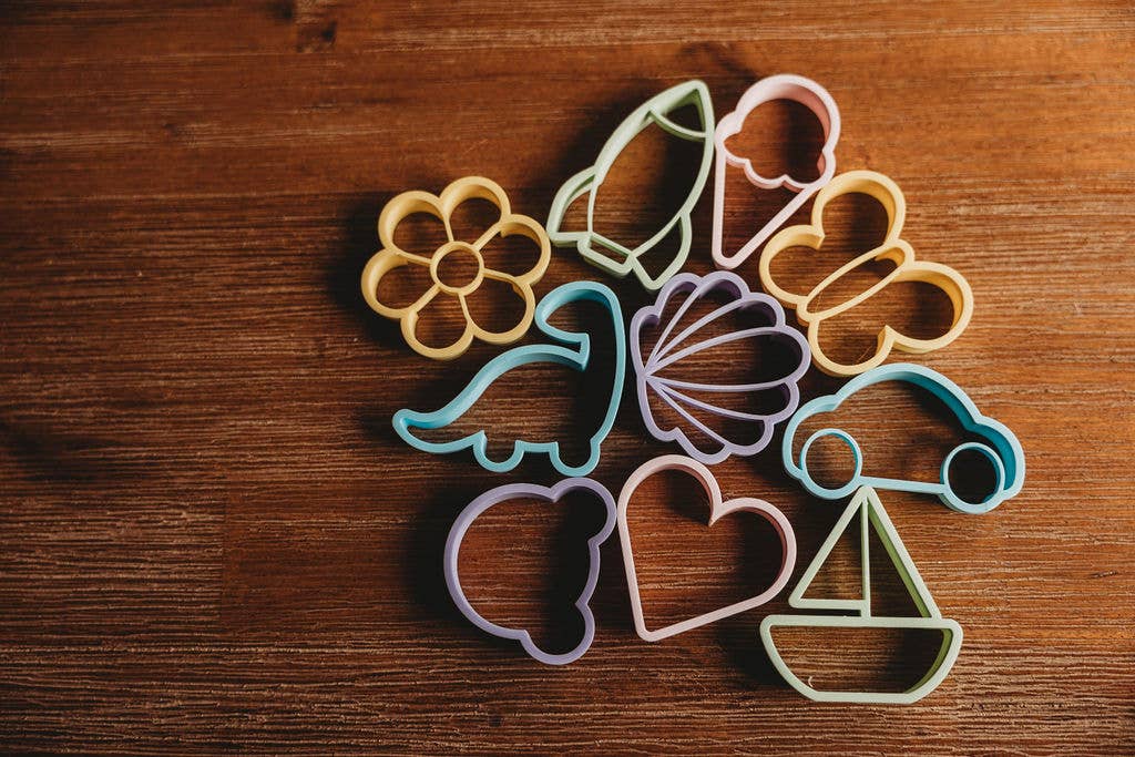 Kinfolk Pantry Assorted Eco Cutter Set Eco Cutter Set Playdough Sand Toys Art and craft for kids 3yrs+