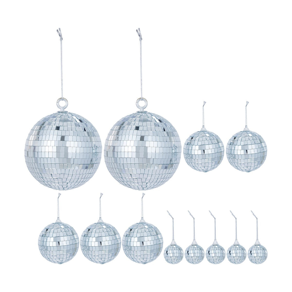 12 Piece Disco Ball Decoration Pack