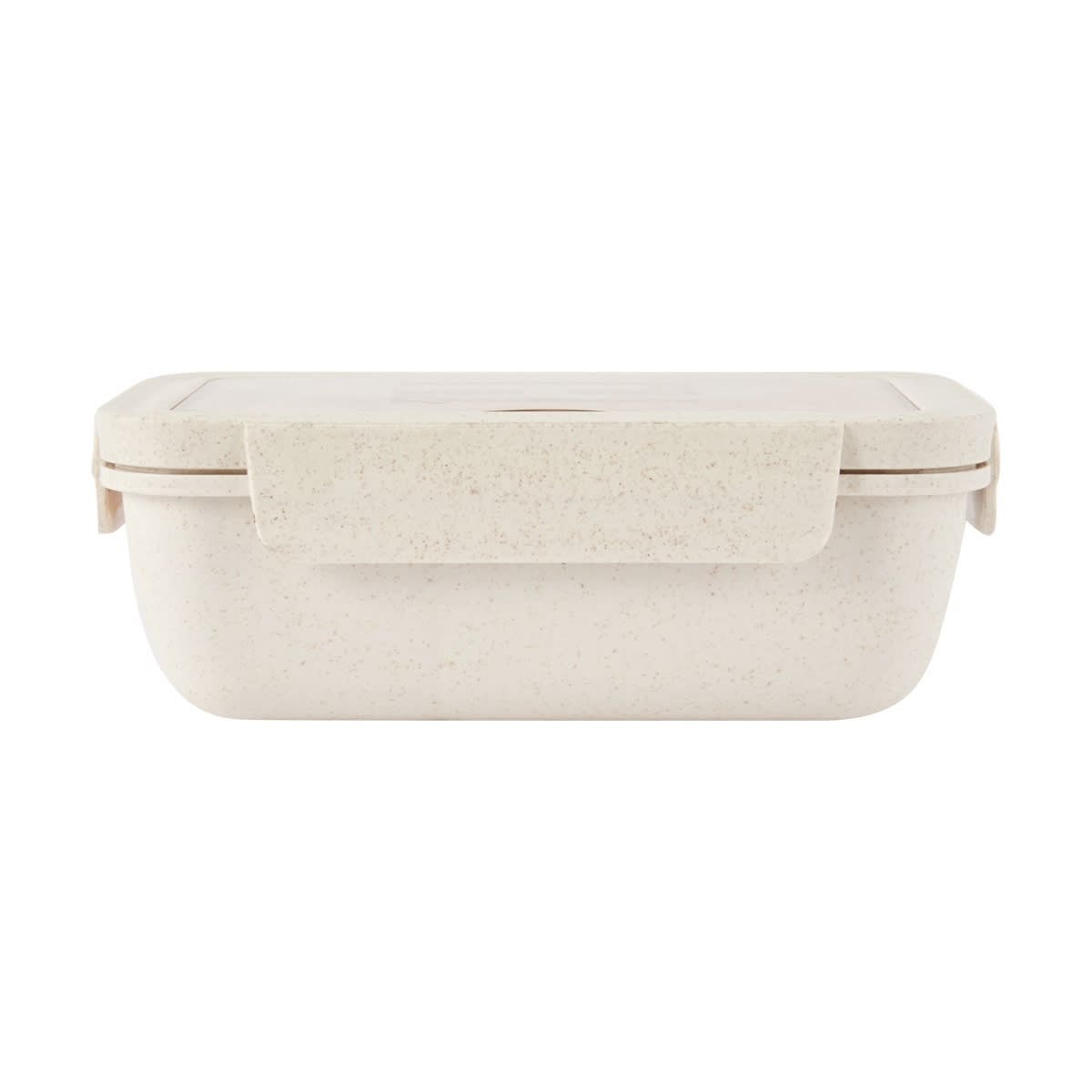 Oatmeal Wheat Straw Lunch Box with Cutlery