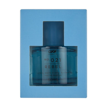 OXX Fragrance No. 021 Rebel Eau De Parfum 50ml - Citrus, White Floral and Tonka