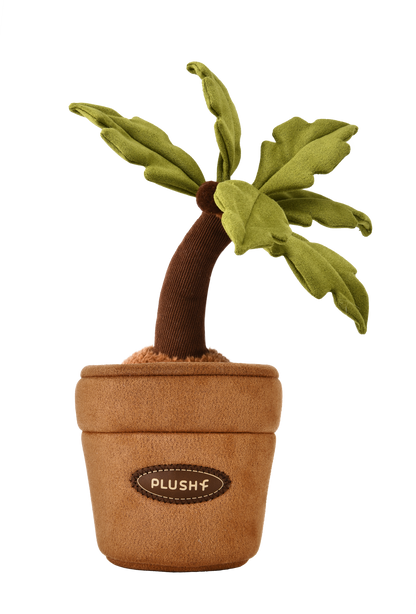 PlushWoods Coconut Tree Plant Plush With Pot 25cm