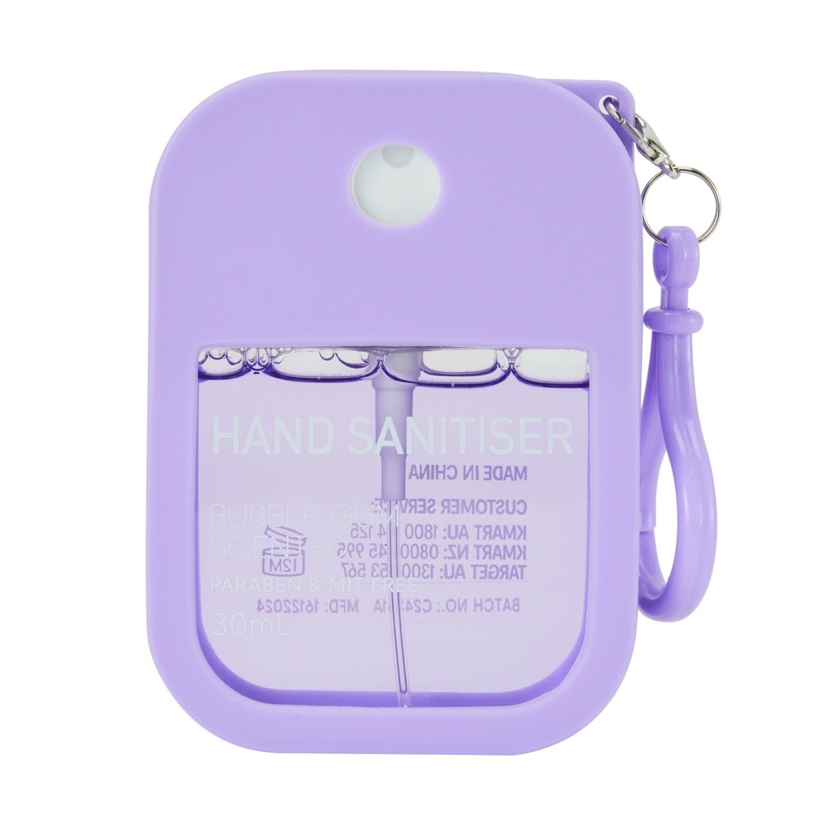 OXX Bodycare Hand Sanitiser 30ml - Bubble Gum Scented