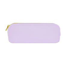 Silicone Barrel Pencil Case - Lilac