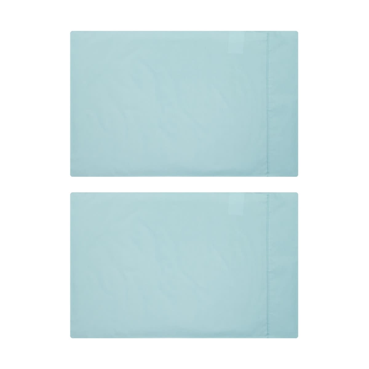 2 Pack 180 Thread Count Standard Pillowcases - Marine