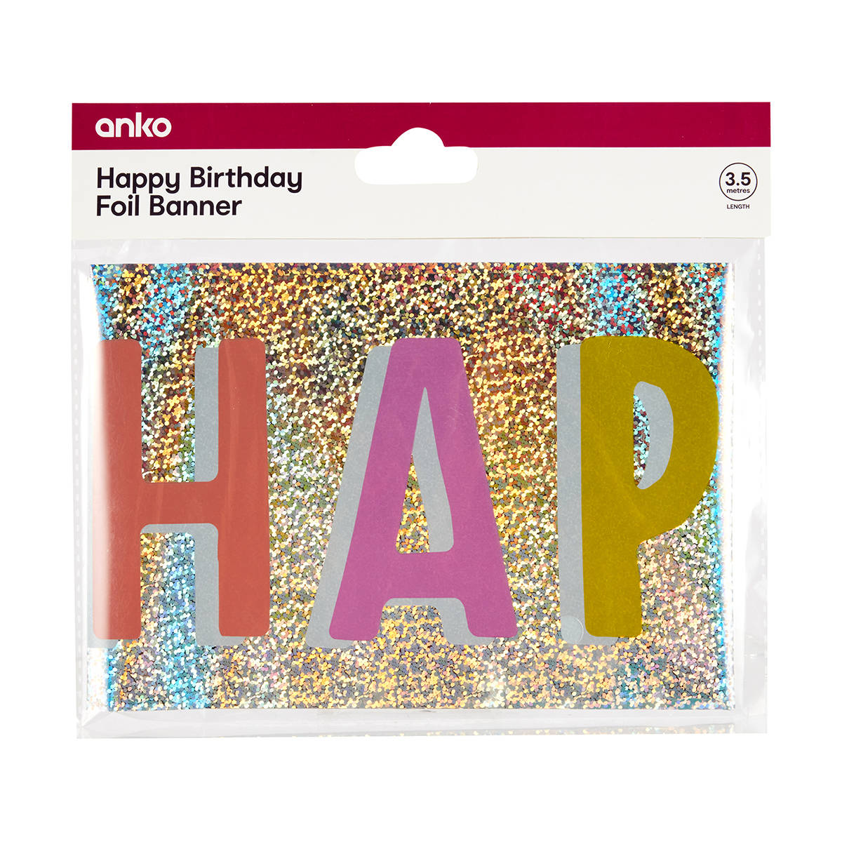 Happy Birthday Foil Banner