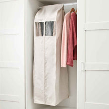 Linen Look Garment Bag with Window