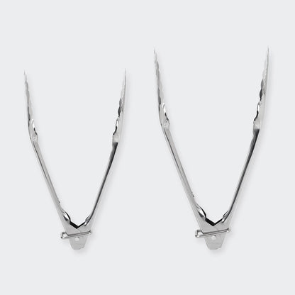2 Pack Stainless Steel Mini Tongs