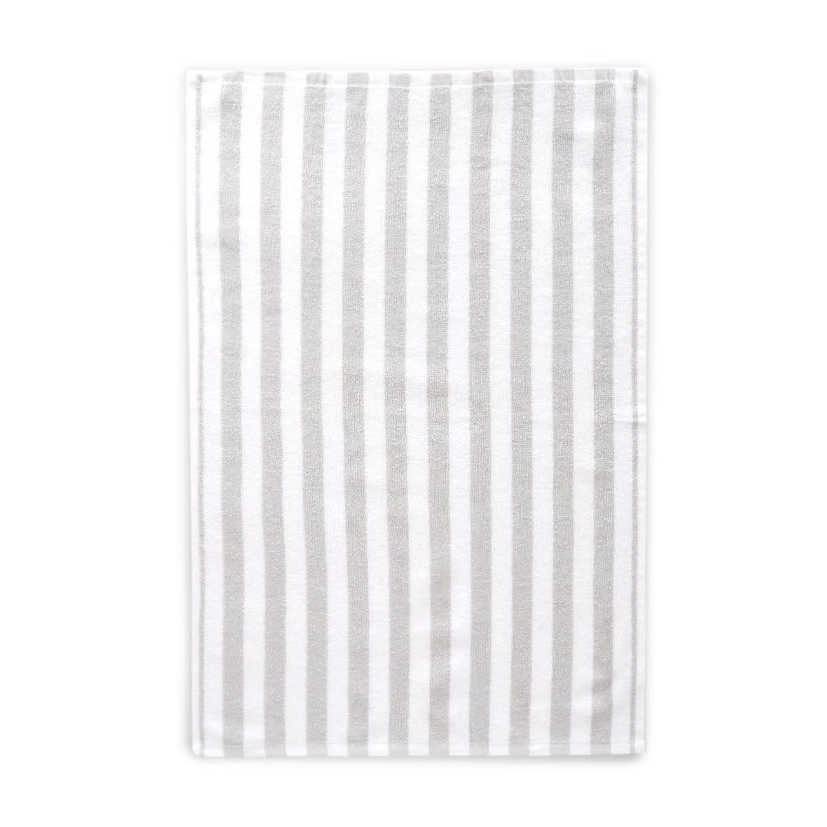 4 Pack Grey Linear Terry Tea Towels