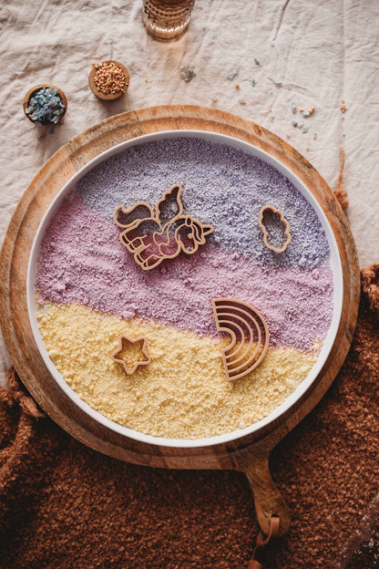 Kinfolk Pantry Unicorn Cutter Set Eco Cutter Set Playdough Sand Toys Art and craft for kids Fairy Unicorn and Castle Theme 3yrs+