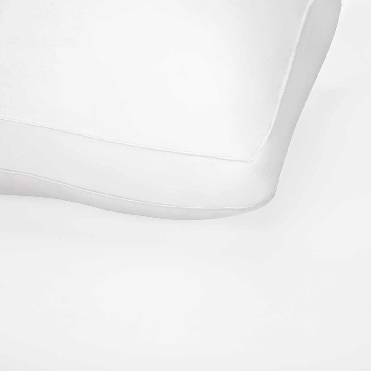 Gusseted Side Sleeper Pillow - High Profile, White