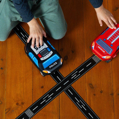 ZIPIT Truck Box Pencil Case Fire Truck/ Police Car Stationary Toy Car 3yrs+