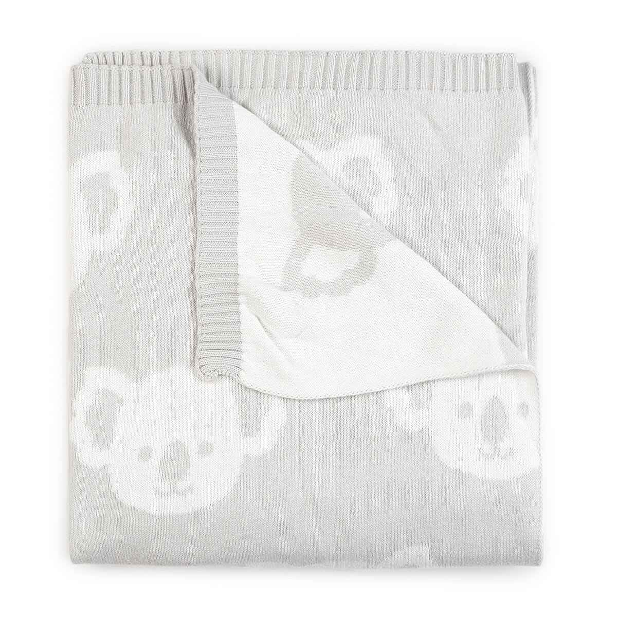 Jacquard Cotton Blanket - Koala
