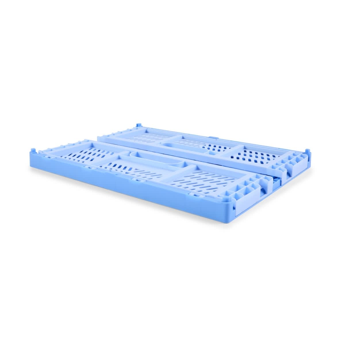 15L Collapsible Crate - Medium, Blue