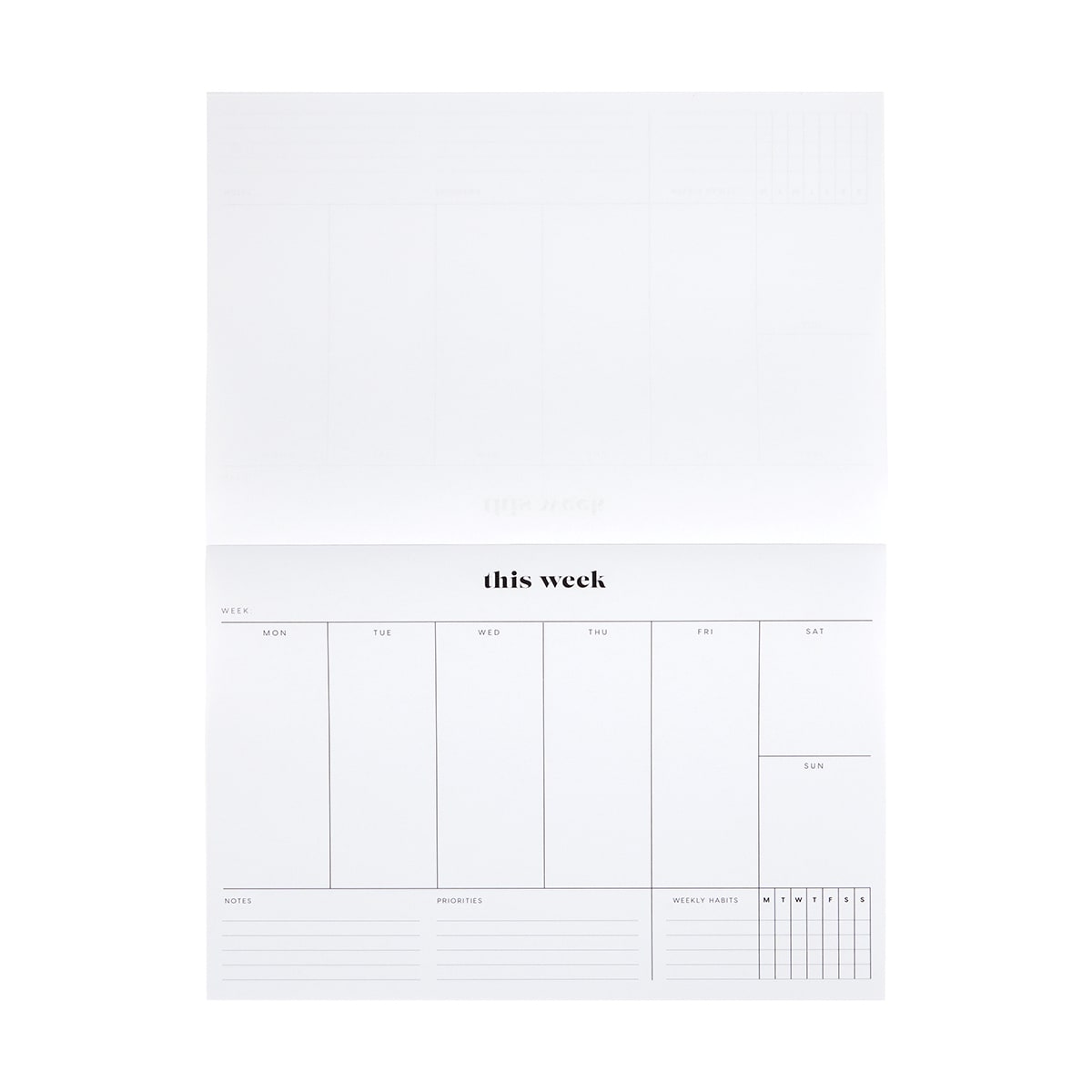 Weekly Desk Pad