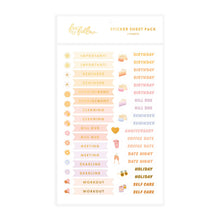 Fox & Fallow Planner Sticker Set Metallic