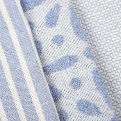 3 Pack Tile Blue Tea Towels