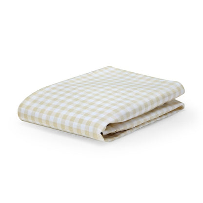 2 Pack 225 Thread Count Organic Cotton Fitted Bassinet Sheets - Australiana and Gingham Print